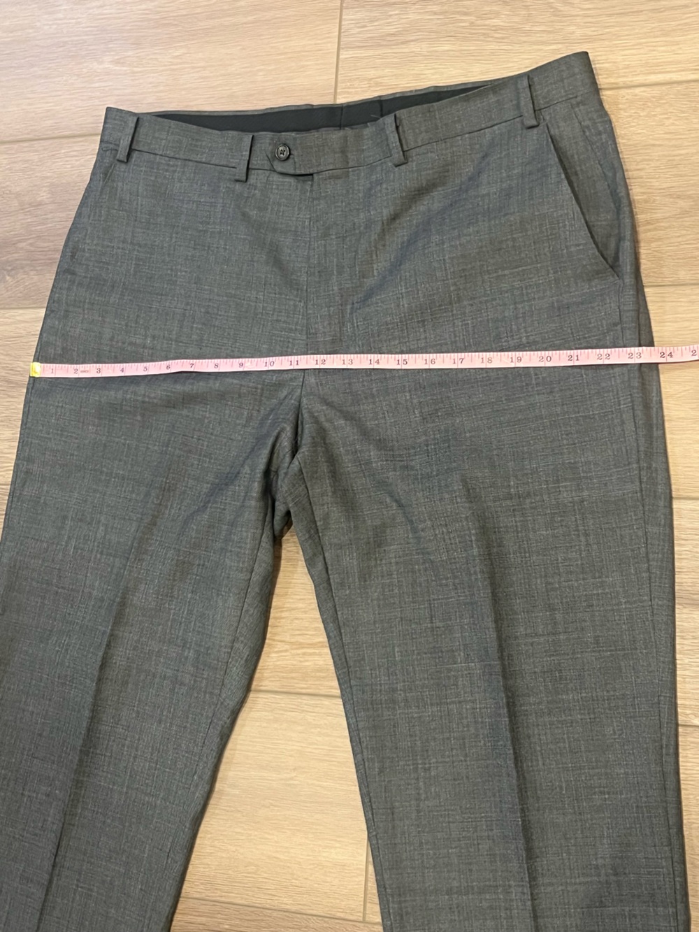 Lauren Ralph Lauren 100% Wool Charcoal Gray Two-Piece Suit 46 Chest 38 Waist - Picture 14 of 16